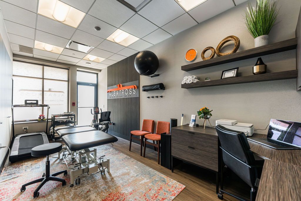 SilverBullet commercial build-out — Albatross Physical Therapy Naperville interior renovation